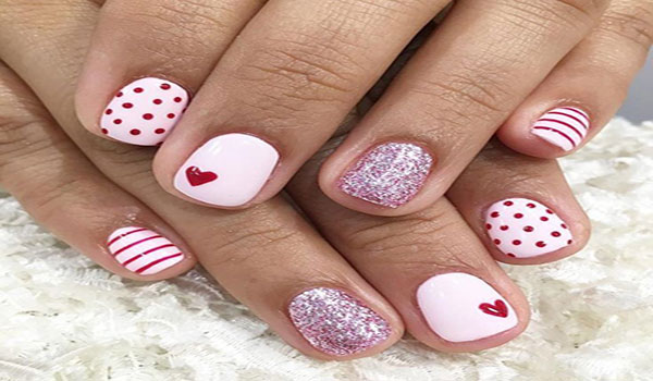 Υπέροχα νύχια.....happy valentines manicure